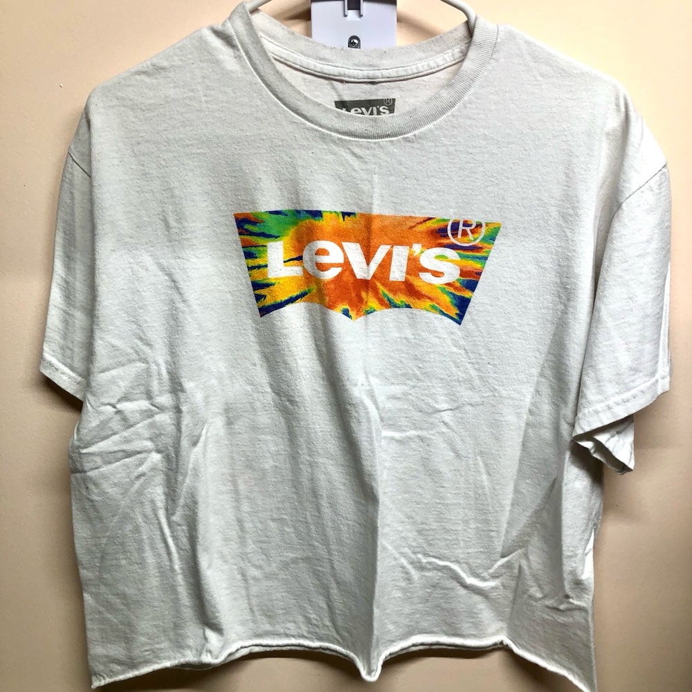 Levi's White Graphic Tee
